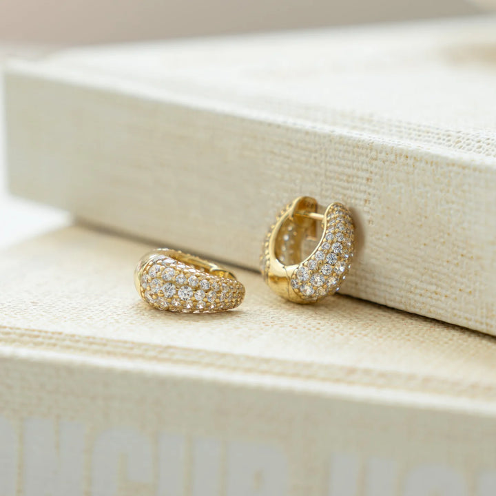 Pave Basket Hoops