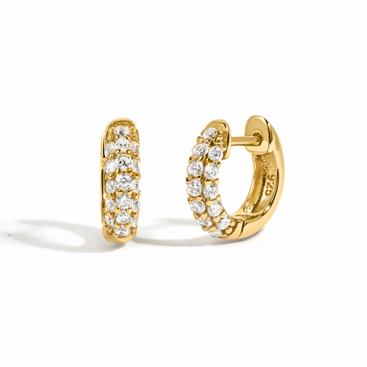 Chunky Pave Huggies