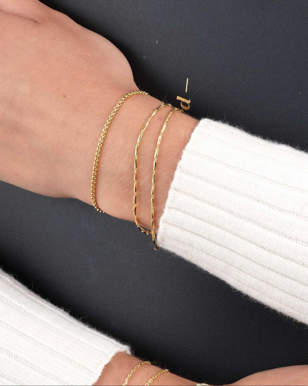 Round Box Chain Bracelet