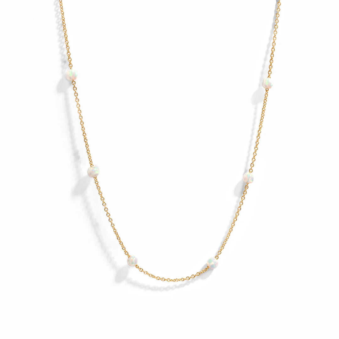 Opal Beaded Necklace
