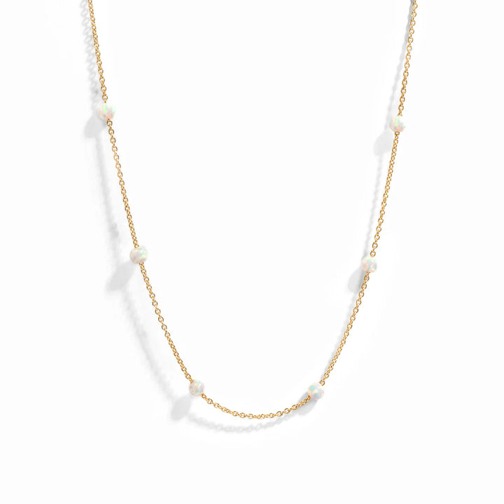 Opal Beaded Necklace