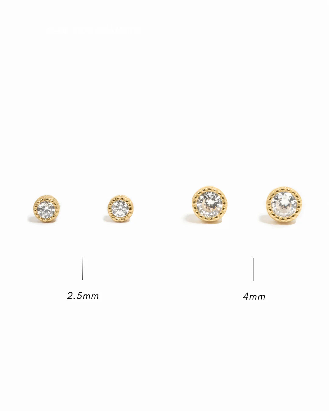 Tiny Diamond Stud