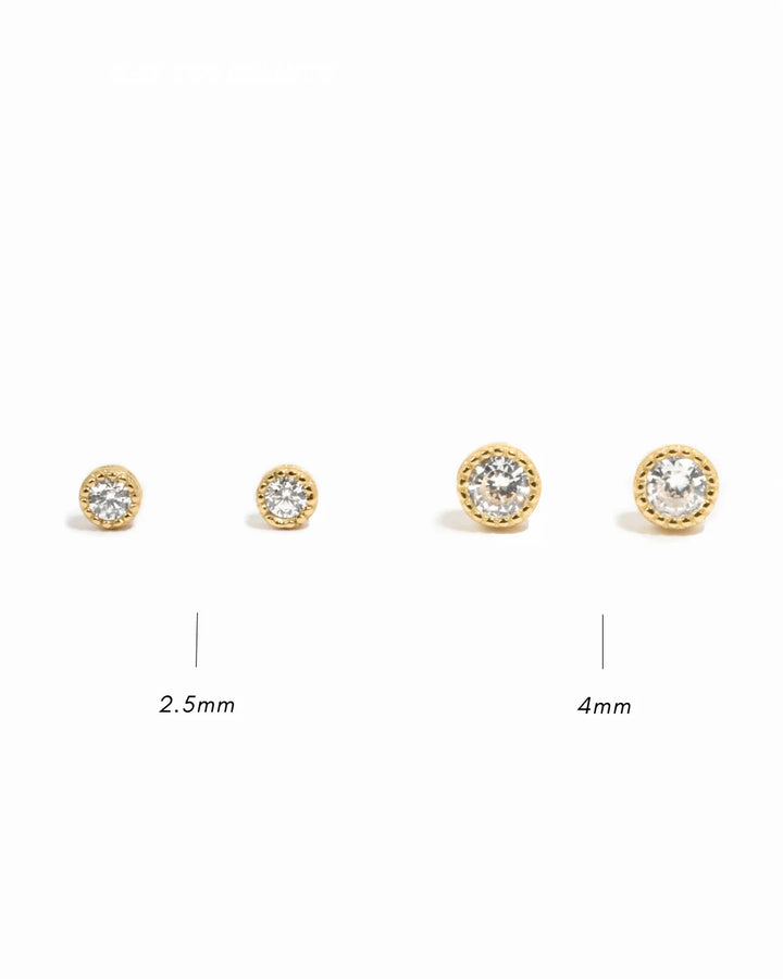 Tiny Diamond Stud