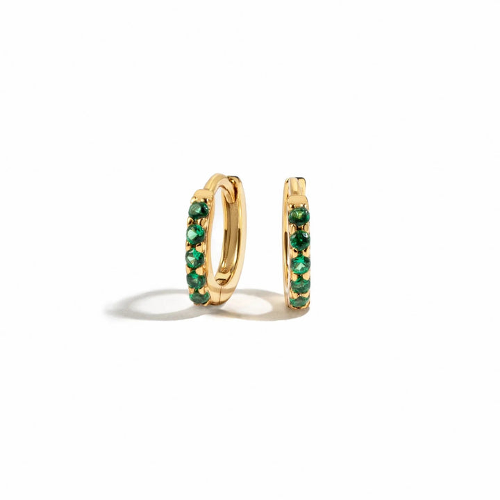 Gemstone Huggies