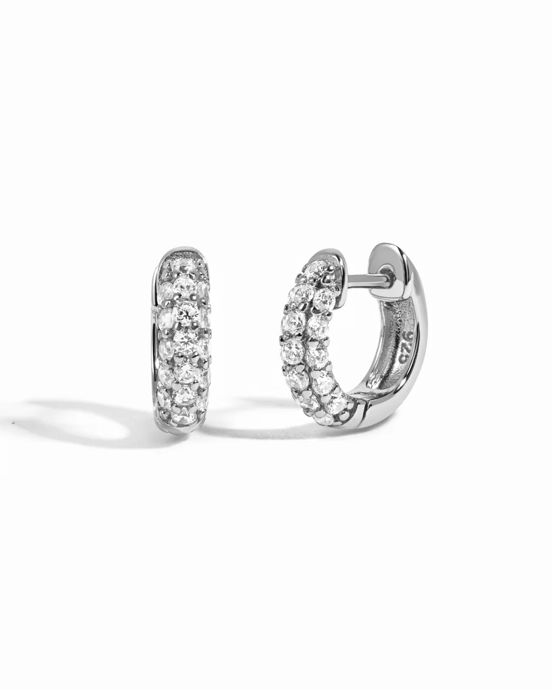 Chunky Pave Huggies