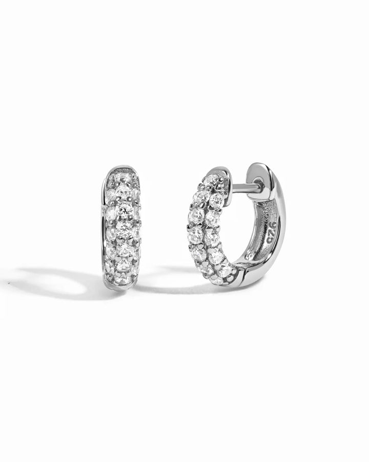 Chunky Pave Huggies