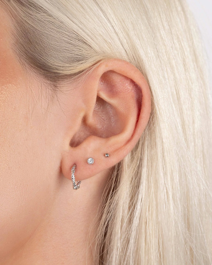 Tiny Diamond Stud