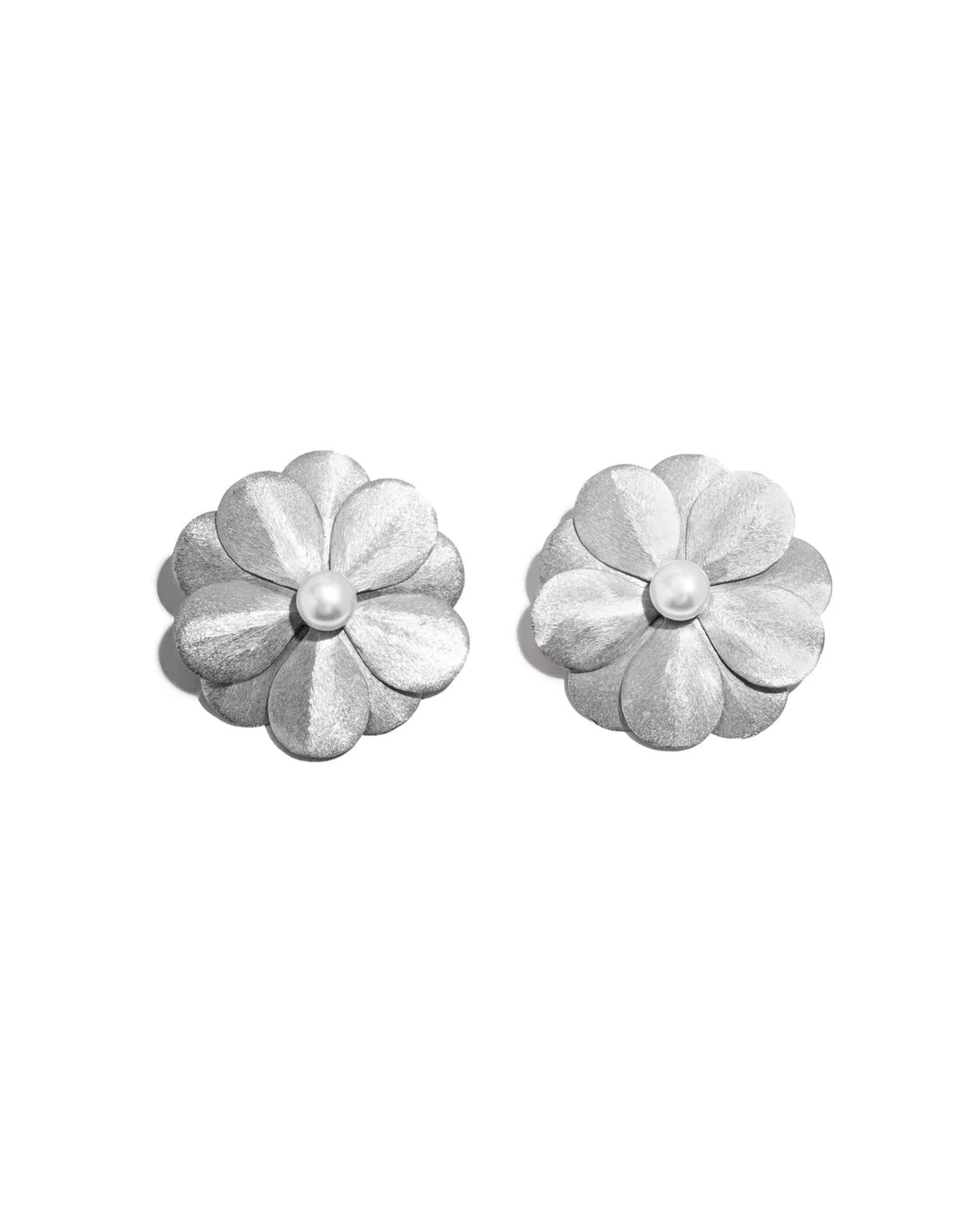 Flower Pearl Earrings