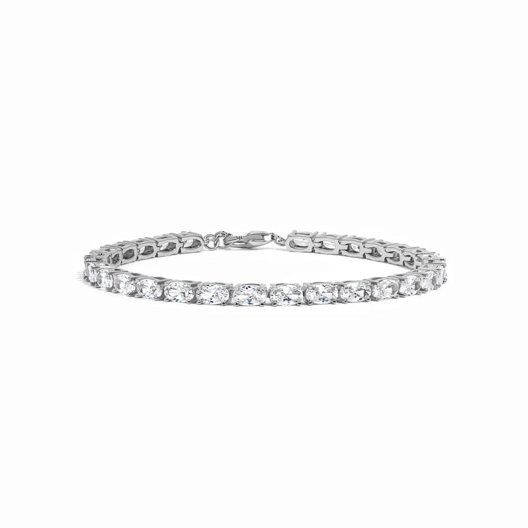 Oval Stone Tennis Bracelet