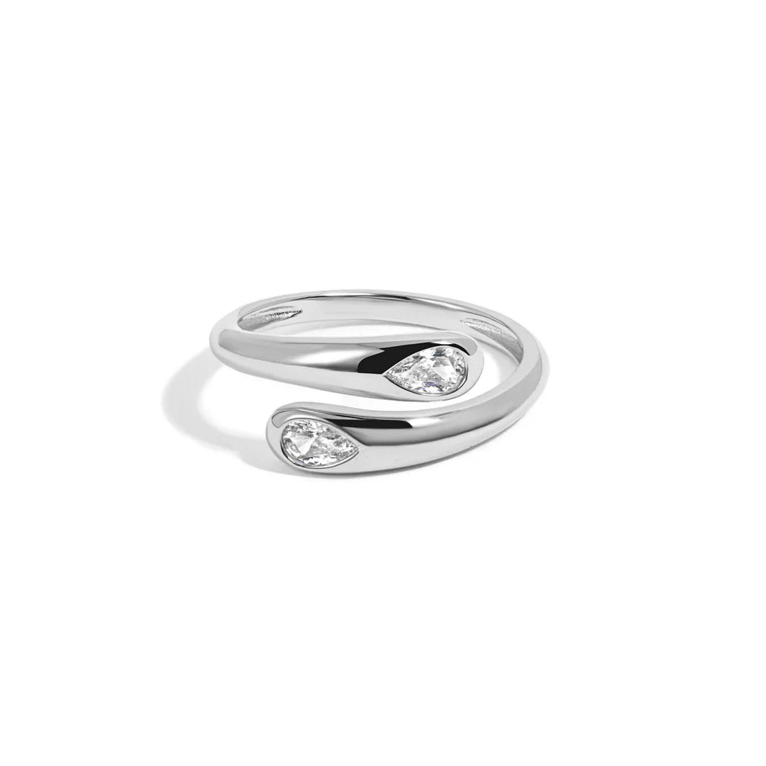 Double Pear Wrap Ring