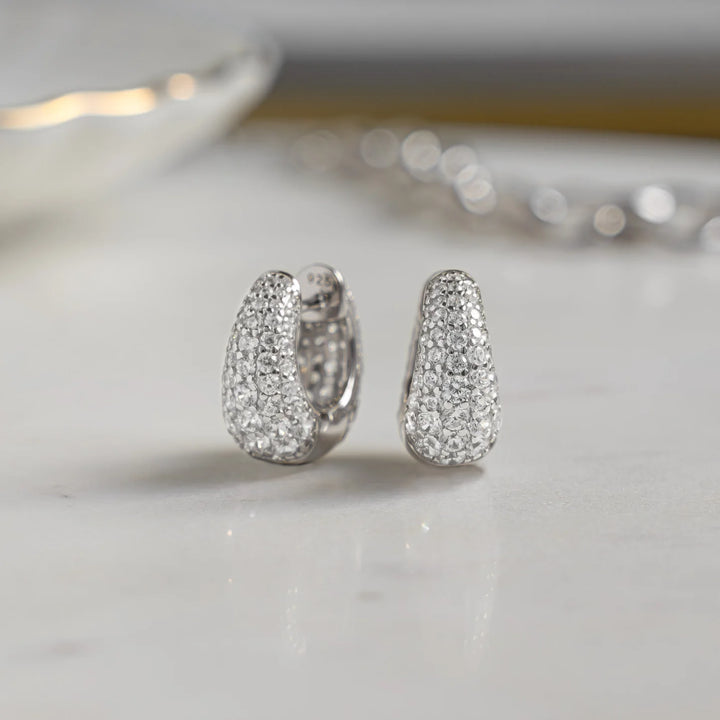 Pave Basket Hoops
