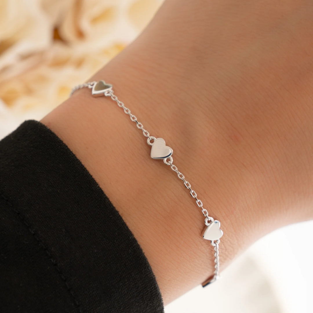 Heart Charms Bracelet