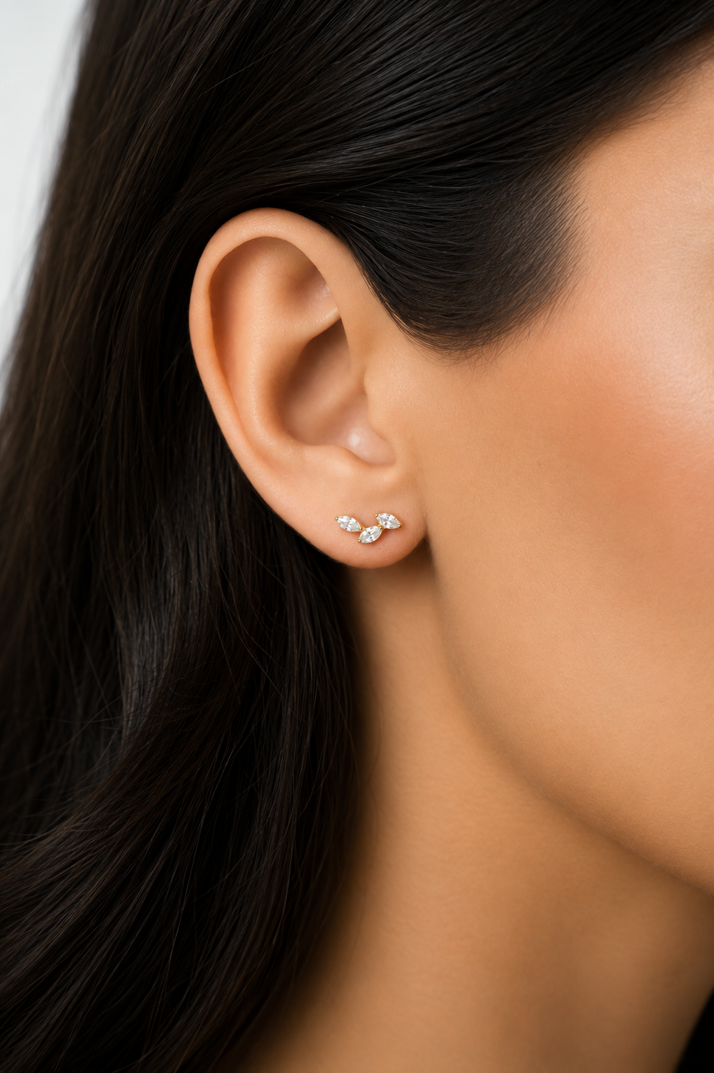 Scattered Marquise Flat Back Top