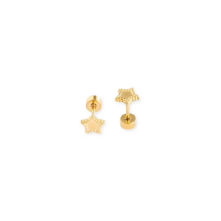 Beaded Star Studs