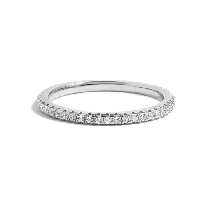 Silver Eternity Birthstone Ring-Embark Fine Jewelry