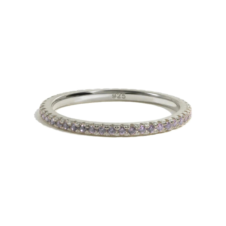Silver Eternity Birthstone Ring-Embark Fine Jewelry