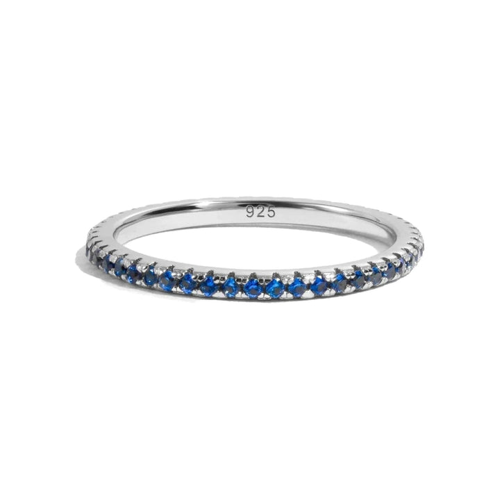 Silver Eternity Birthstone Ring-Embark Fine Jewelry