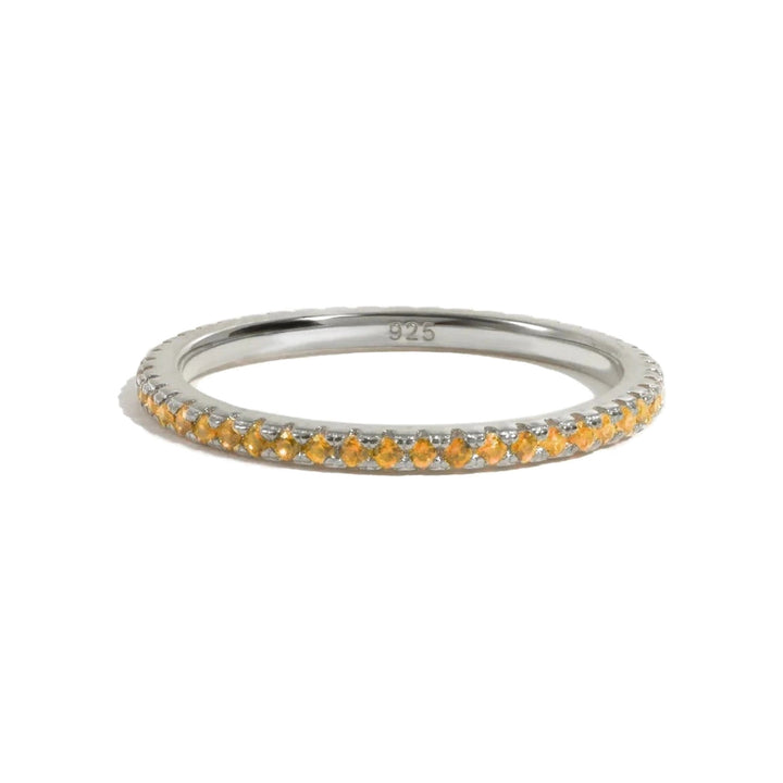 Silver Eternity Birthstone Ring-Embark Fine Jewelry