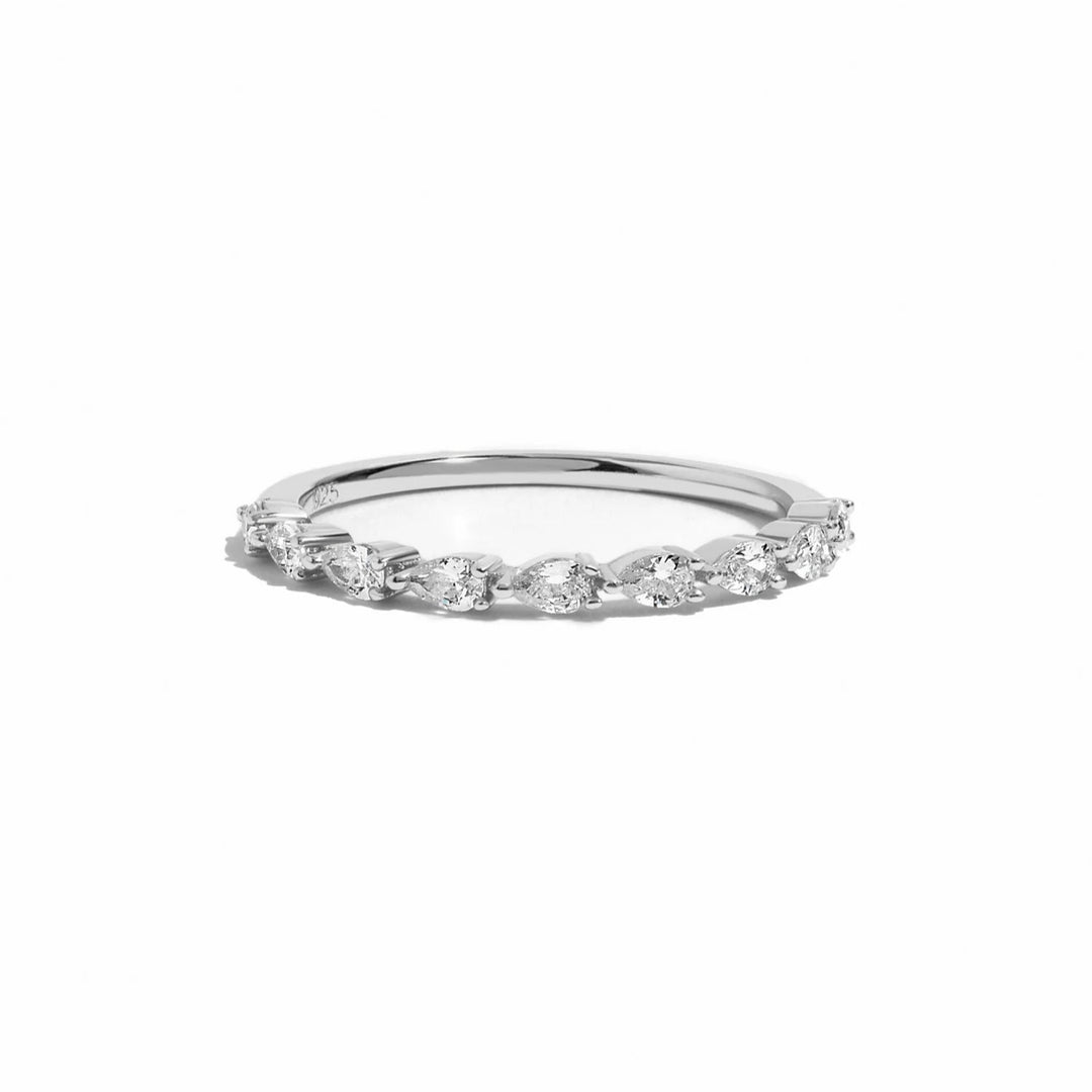 Chasing Pear Stack Ring