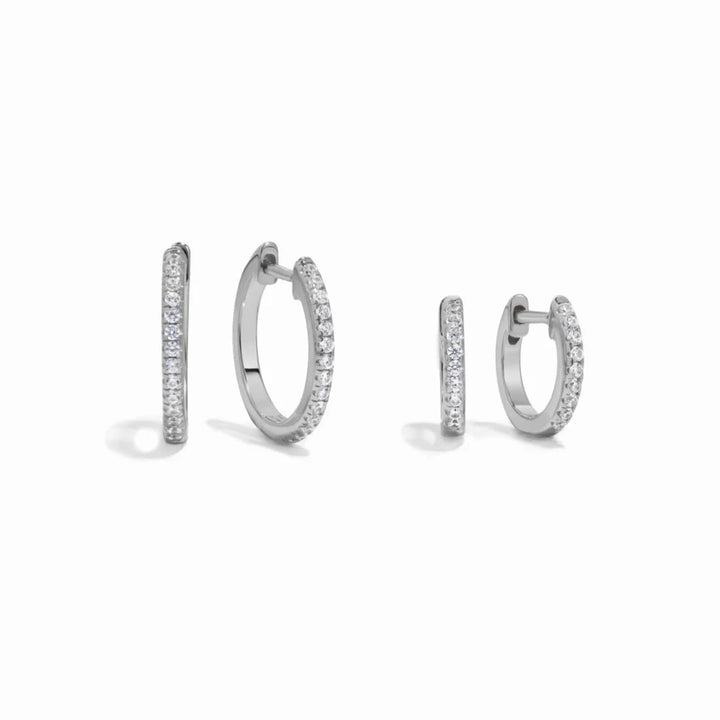 Pave Huggies - 2 Sizes