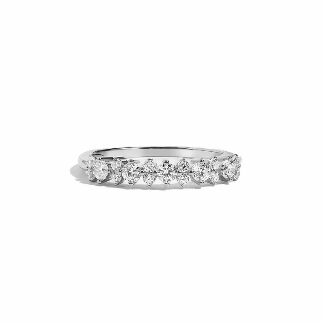 Dainty CZ Stack Ring