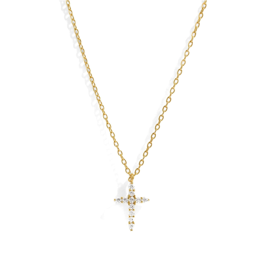 Simple Cross Necklace-Embark Fine Jewelry