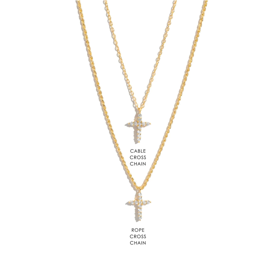 Simple Cross Necklace-Embark Fine Jewelry