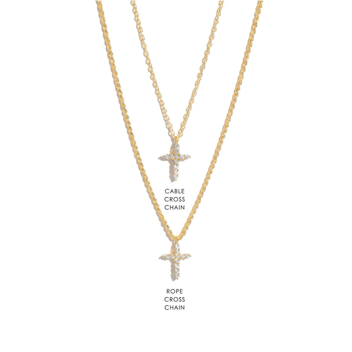 Simple Cross Necklace-Embark Fine Jewelry