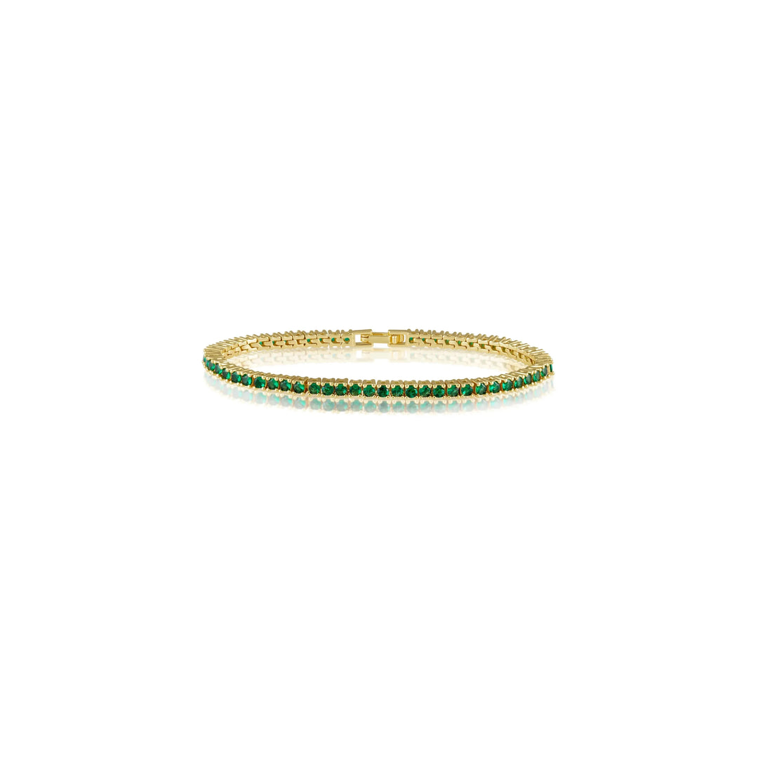 Sparkle Gemstone Tennis Bracelet