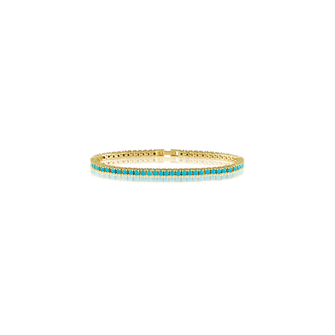 Sparkle Gemstone Tennis Bracelet