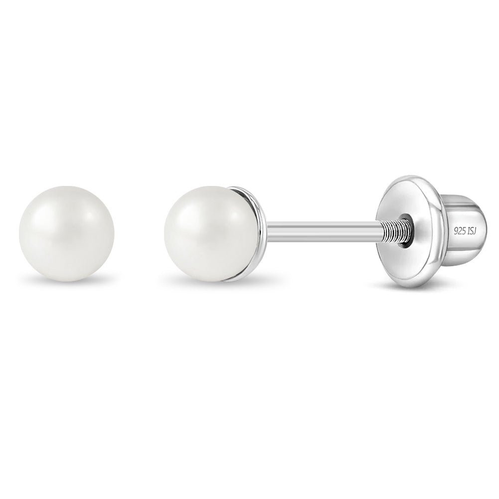 Youth Classic Pearl Studs