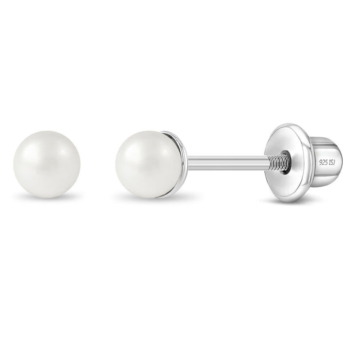 Youth Classic Pearl Studs