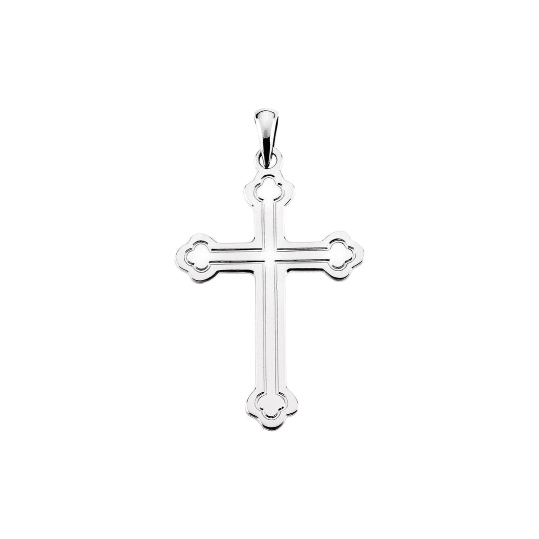 Sterling Silver Cross Pendant-Embark Fine Jewelry