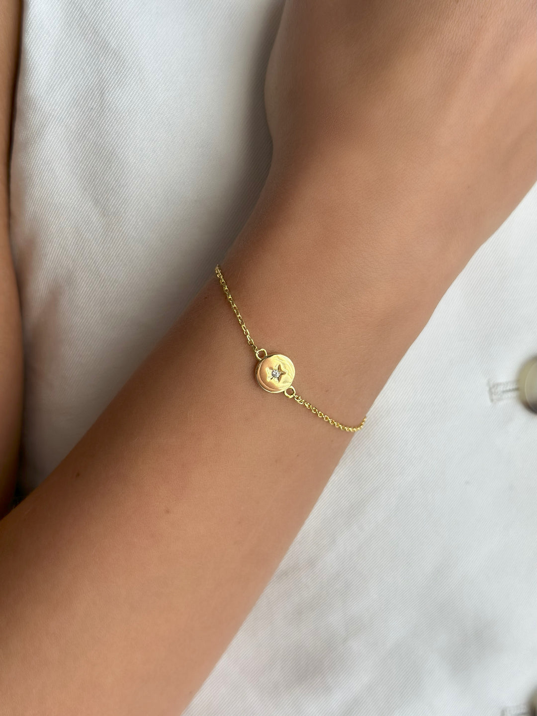 Sunburst Disc Bracelet
