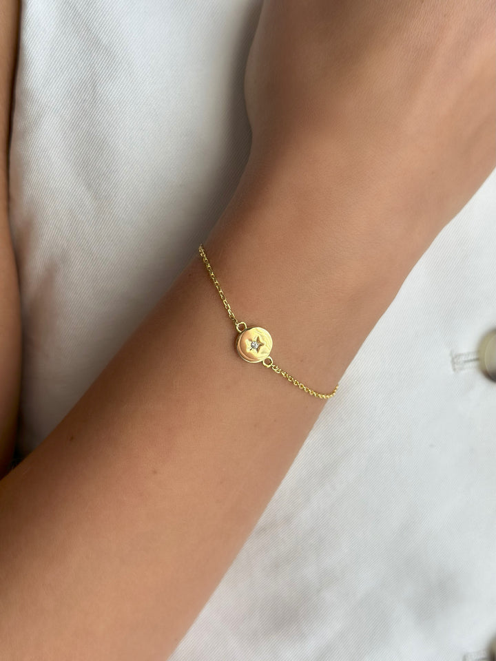 Sunburst Disc Bracelet