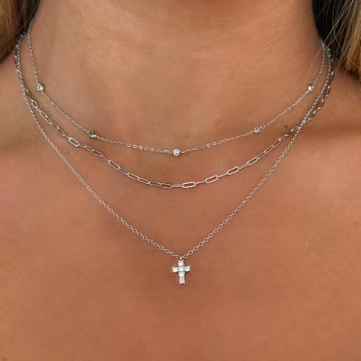 The Staple Necklace Stack On Model-Embark Fine Jewelry