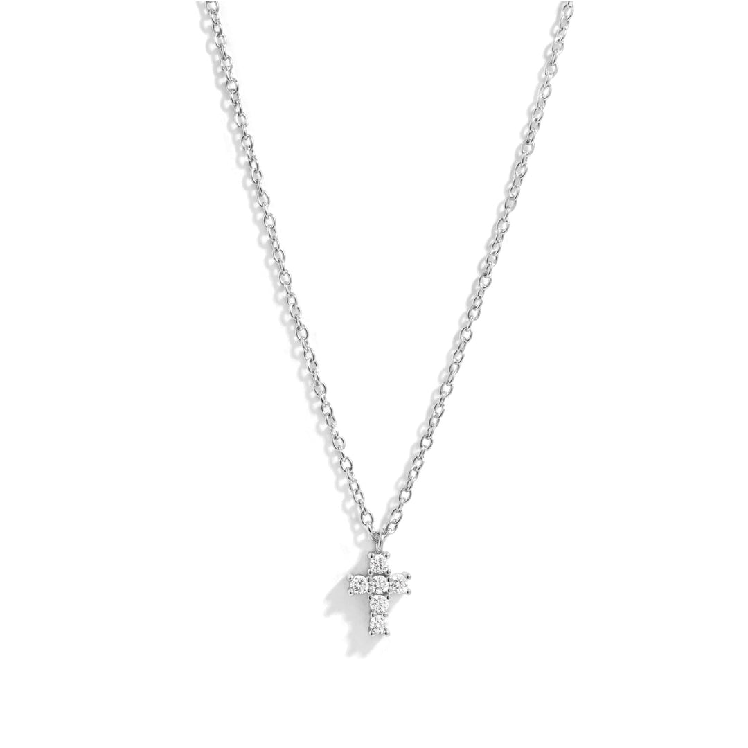 Tiny Cross Necklace-Embark Fine Jewelry
