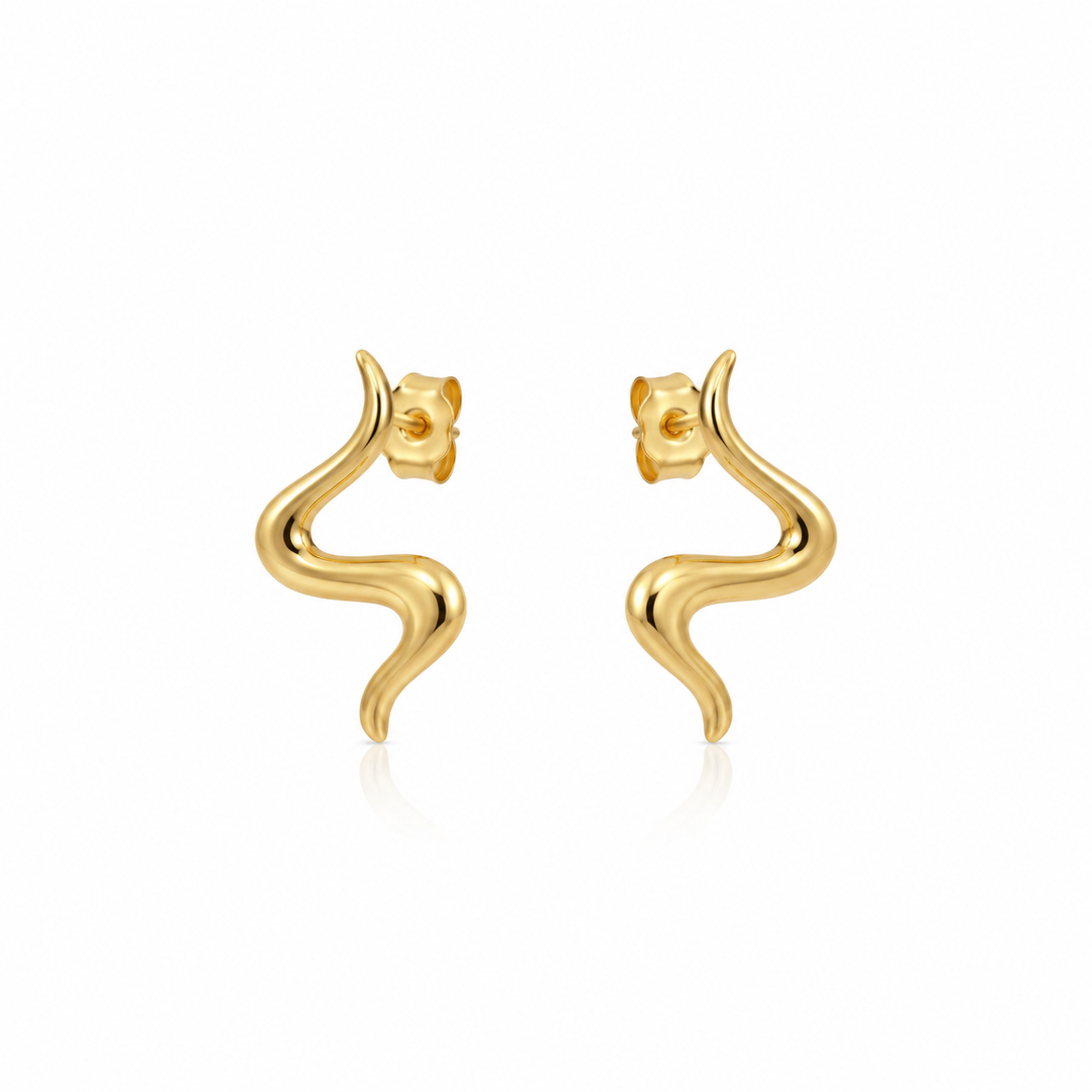 Minimalist Wave Hoops