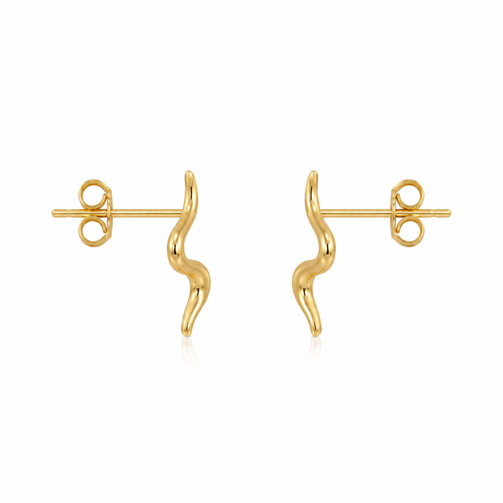 Minimalist Wave Hoops
