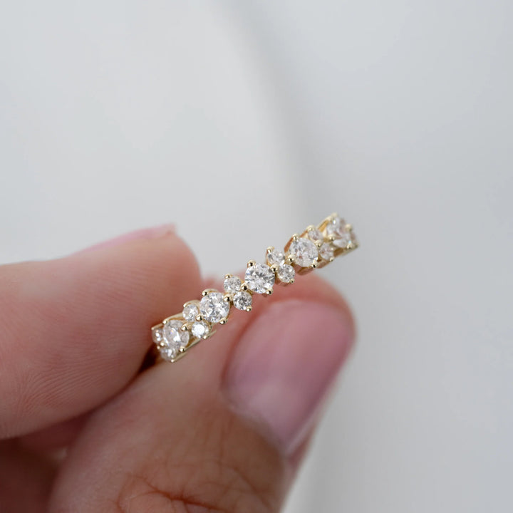 Dainty CZ Stack Ring