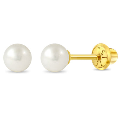 14KY Freshwater Pearl Studs