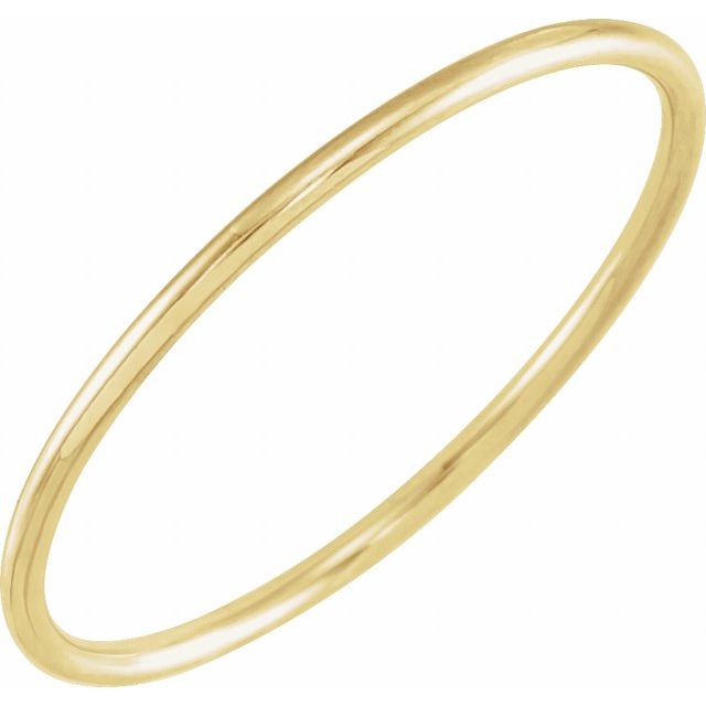 14K Everyday Stacker Ring