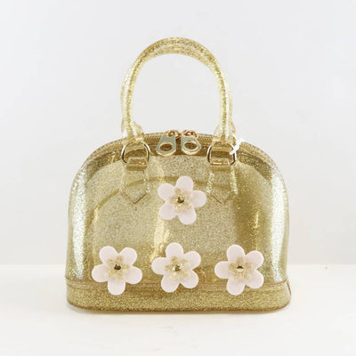 Gold Floral Jelly Bag