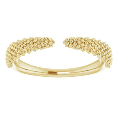 Beaded Claw Ring