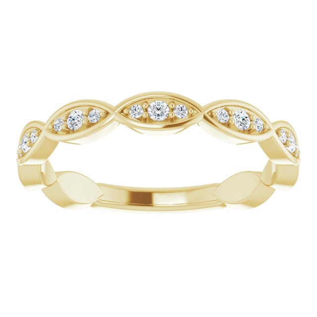 14KY 1/5 CTW Natural Diamond Anniversary Band