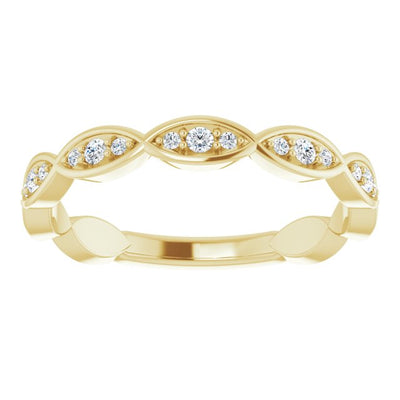 14KY 1/5 CTW Natural Diamond Anniversary Band