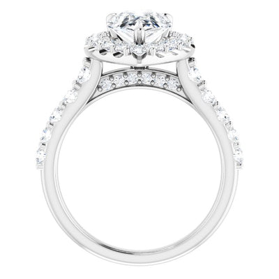 Avery Halo Engagement Ring