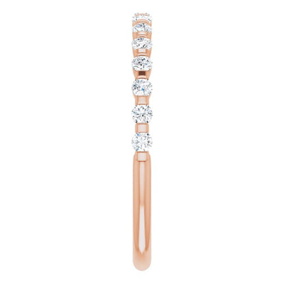14K 3/8 CTW Natural Diamond Anniversary Band