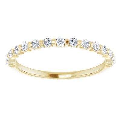 14K 3/8 CTW Natural Diamond Anniversary Band