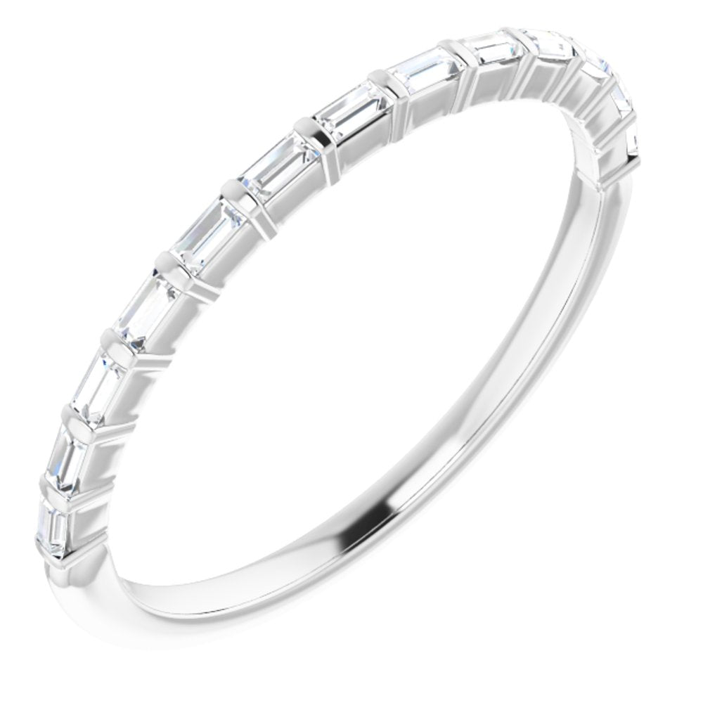14KW Baguette 1/5 CTW Natural Diamond Band